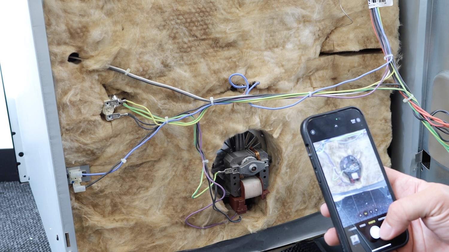 Take photo of wiring
